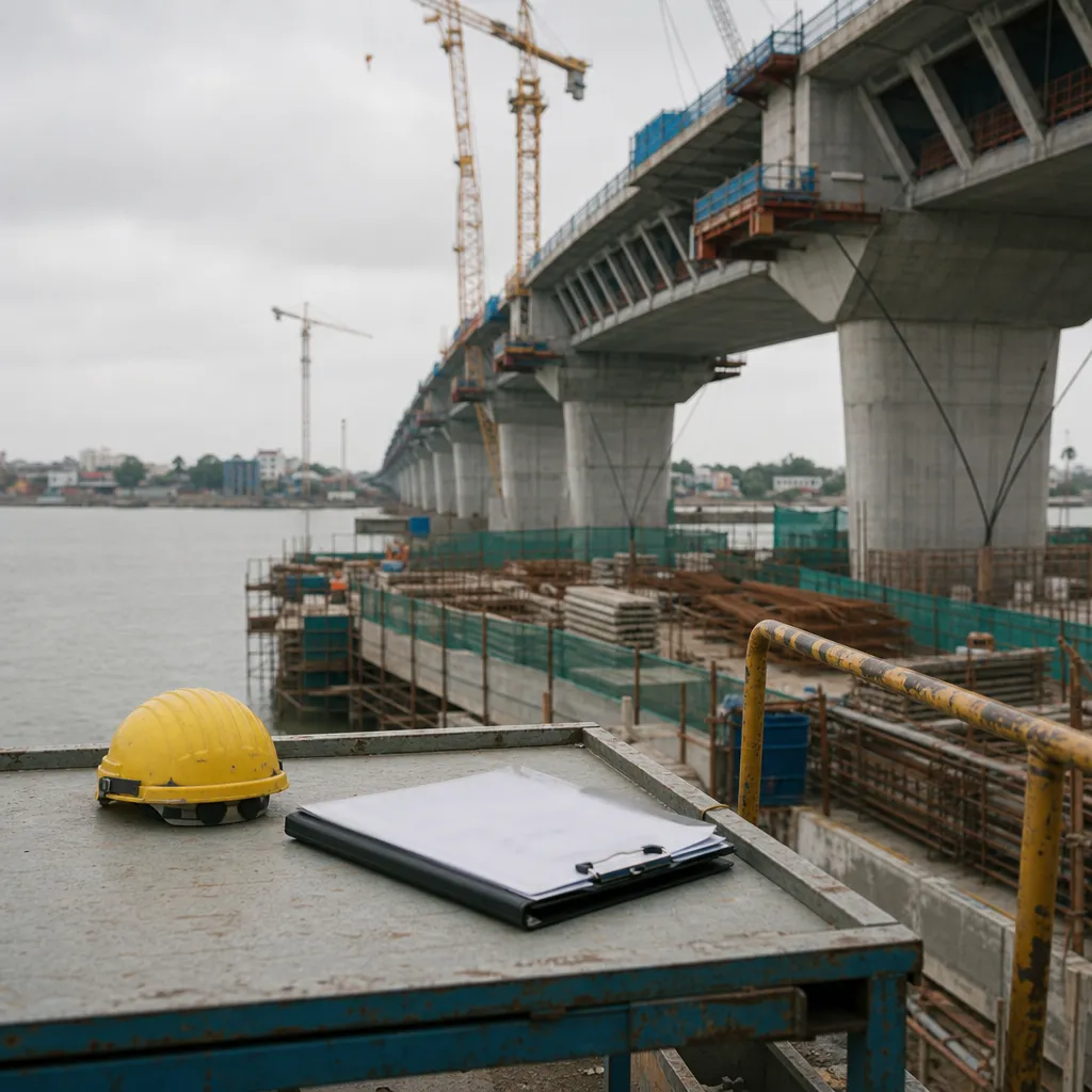 Проверка подрядчика на строительстве моста через Дуонг: причины задержки и риски для отрасли
