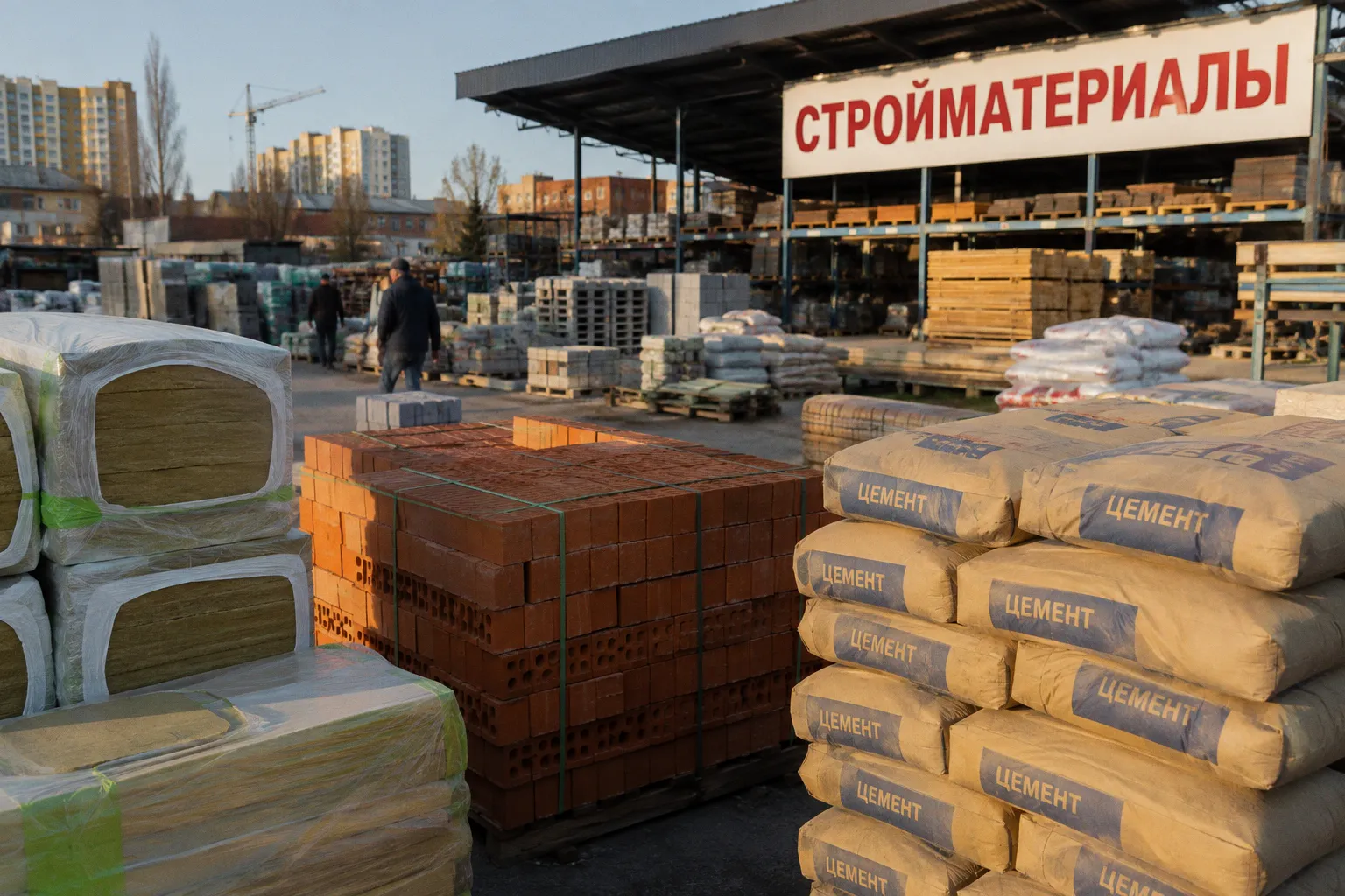 Стройматериалы дорожают: сколько стоят цемент, кирпич и утеплитель